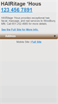 Mobile Screenshot of hairitagehous.com